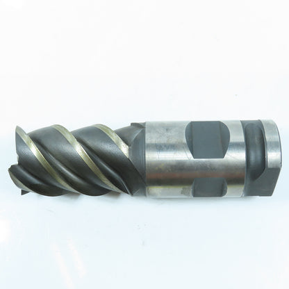 E.C 2" Square End Mill Center Cuttign 4 Flute 2" Shank 3" LOC 6-5/8" OAL