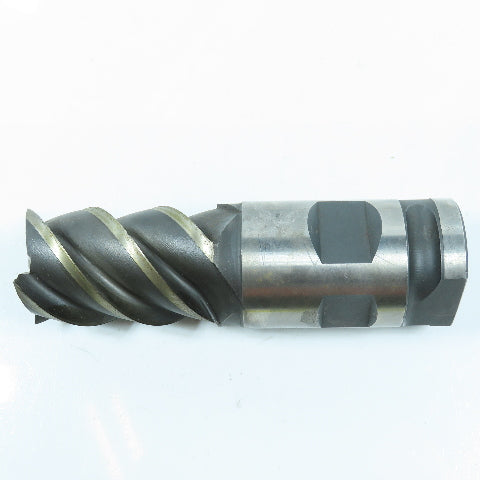 E.C 2" Square End Mill Center Cuttign 4 Flute 2" Shank 3" LOC 6-5/8" OAL