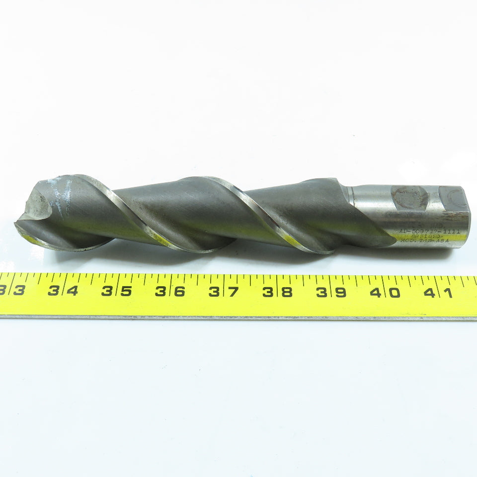 1-1/2" Square End Mill Center Cutting 2 Flute 1-1/4" Shank 8-1/2" OAL 6" LOC