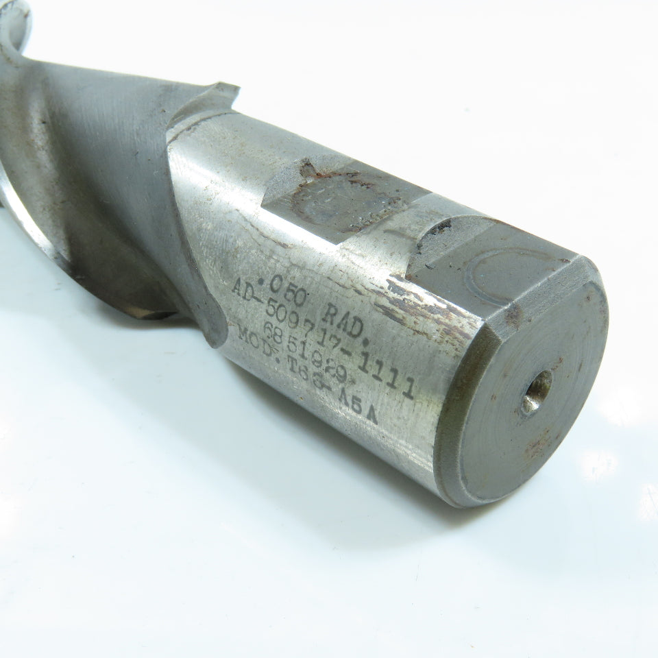 1-1/2" Square End Mill Center Cutting 2 Flute 1-1/4" Shank 8-1/2" OAL 6" LOC