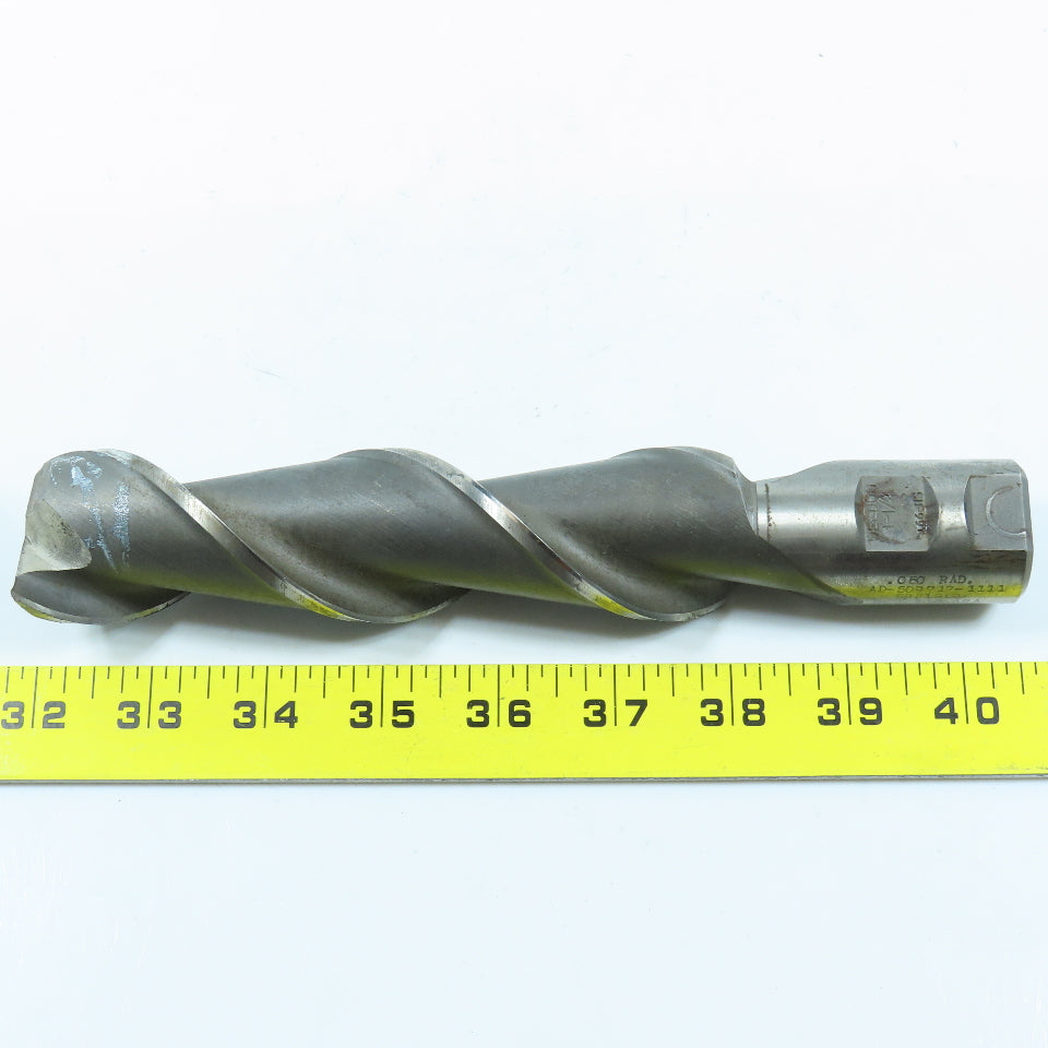 1-1/2" Square End Mill Center Cutting 2 Flute 1-1/4" Shank 8-1/2" OAL 6" LOC