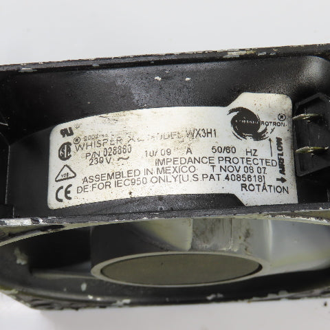 Comair Rotron WX3H1 Axial Fan 230VAC 50/60HZ Lot Of 2