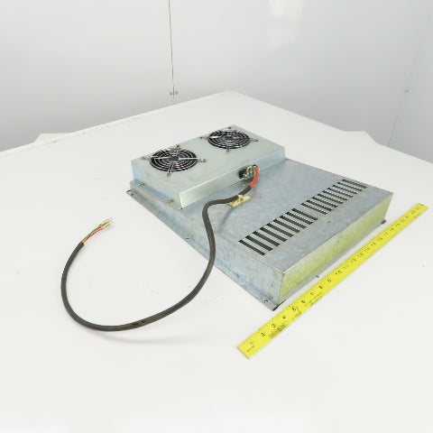 Leblond Makino FNC106-A Heat Exchanger Assembly 19" x 15-3/8" W/Double Fans