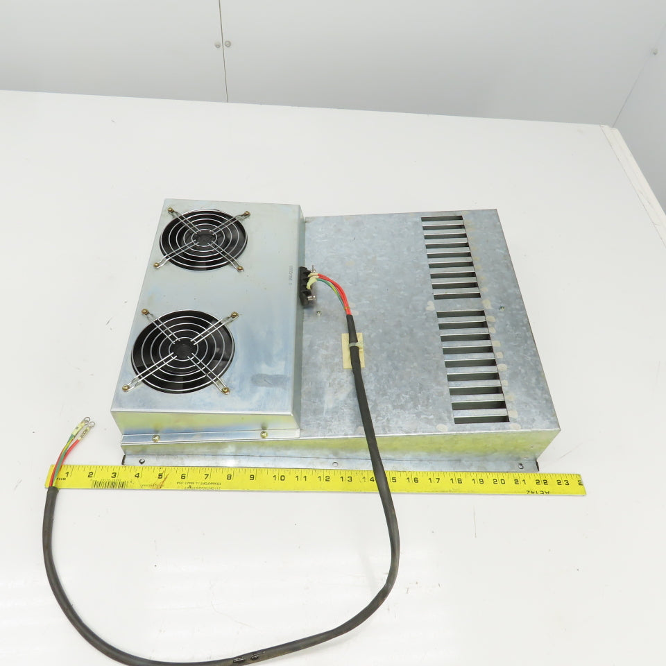 Leblond Makino FNC106-A Heat Exchanger Assembly 19" x 15-3/8" W/Double Fans
