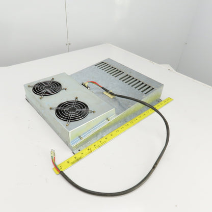 Leblond Makino FNC106-A Heat Exchanger Assembly 19" x 15-3/8" W/Double Fans