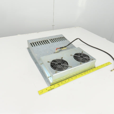 Leblond Makino FNC106-A Heat Exchanger Assembly 19" x 15-3/8" W/Double Fans