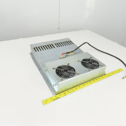 Leblond Makino FNC106-A Heat Exchanger Assembly 19" x 15-3/8" W/Double Fans