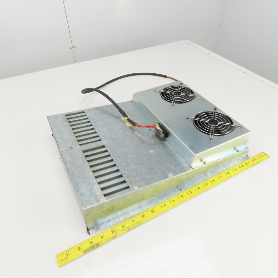 Leblond Makino FNC106-A Heat Exchanger Assembly 19" x 15-3/8" W/Double Fans