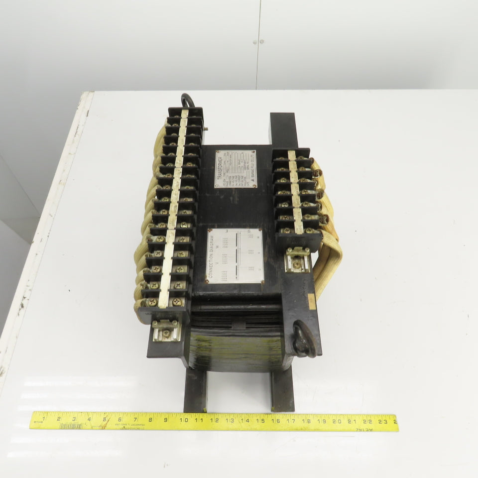 Ibaraki JEC-204 Type FAT-18K 18/25kVA Transformer Pri 240-480V Sec 200-220V 3PH