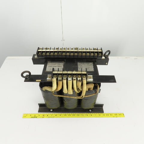 Ibaraki JEC-204 Type FAT-18K 18/25kVA Transformer Pri 240-480V Sec 200-220V 3PH