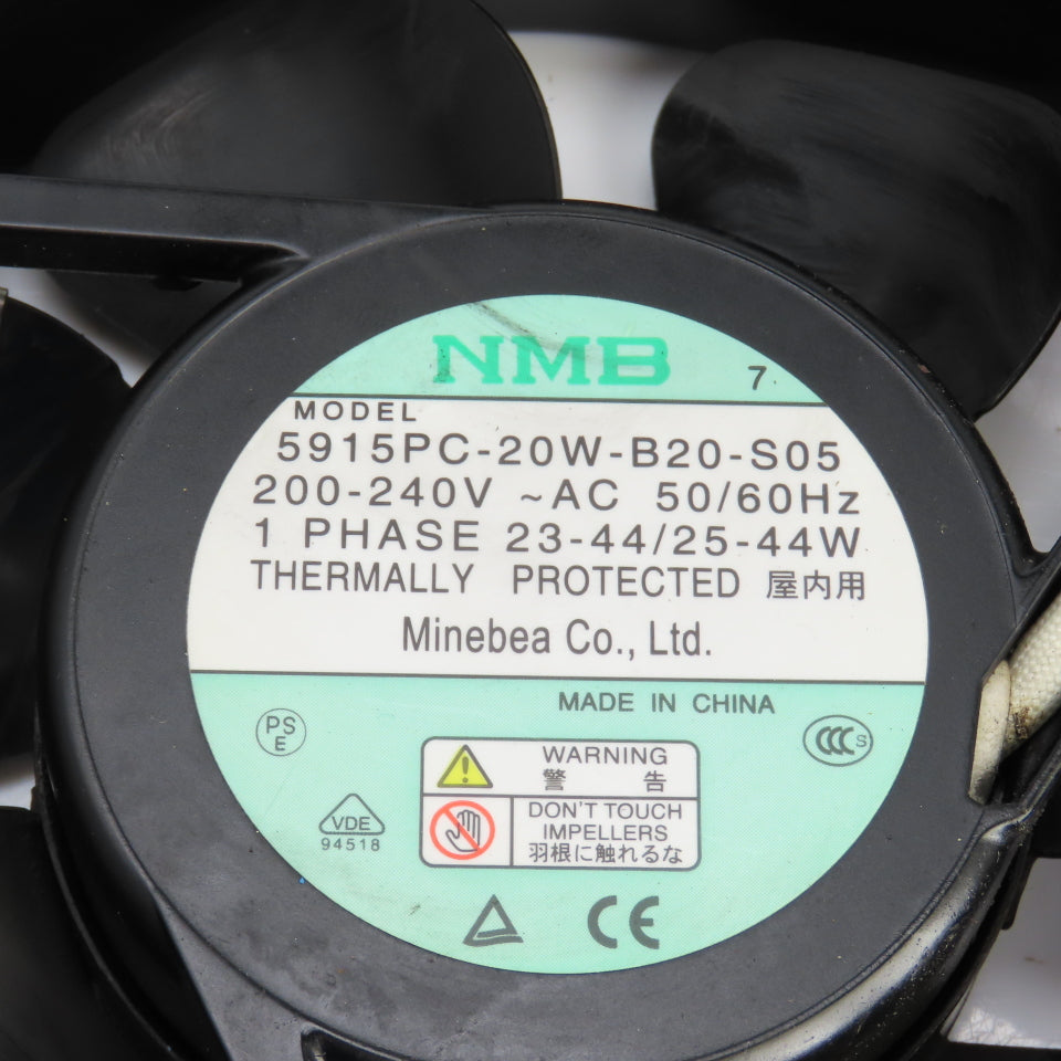 NMB 5915PC-20W-B20-S05 Cabinet Cooling Fan 200-240VAC 1Ph