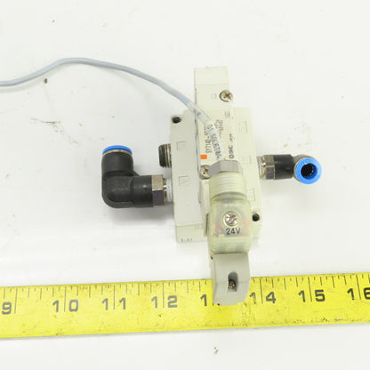 SMC SY7140-5DZE-02 0.15-0.7MPa Pneumatic Solenoid Valve 5 Port 24VDC
