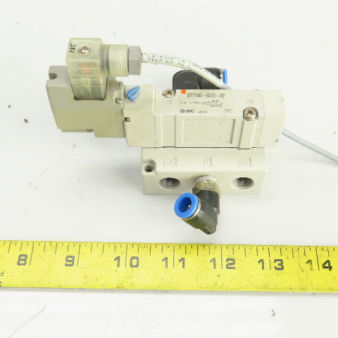 SMC SY7140-5DZE-02 0.15-0.7MPa Pneumatic Solenoid Valve 5 Port 24VDC