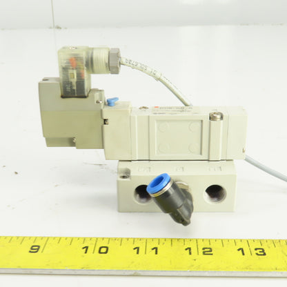 SMC SY7140-5DZE-02 0.15-0.7MPa Pneumatic Solenoid Valve 5 Port 24VDC