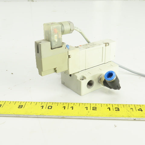 SMC SY7140-5DZE-02 0.15-0.7MPa Pneumatic Solenoid Valve 5 Port 24VDC