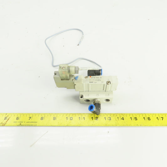 SMC SY7140-5DZE-02 0.15-0.7MPa Pneumatic Solenoid Valve 5 Port 24VDC