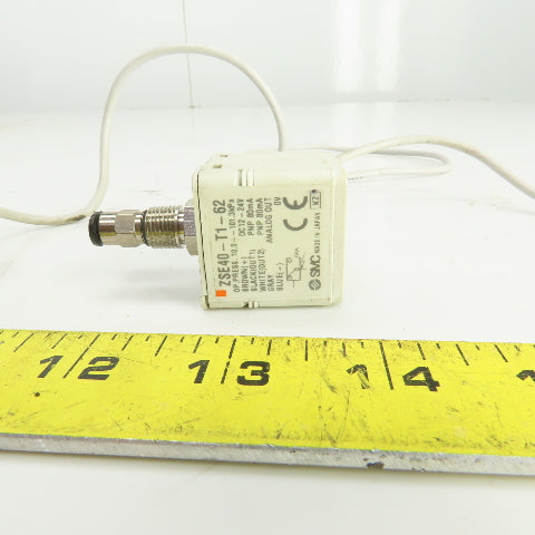 SMC ZSE40-T1-62 High Precision Vacuum Switch 10.0-101.3kPA 12-24VDC Lot Of 2
