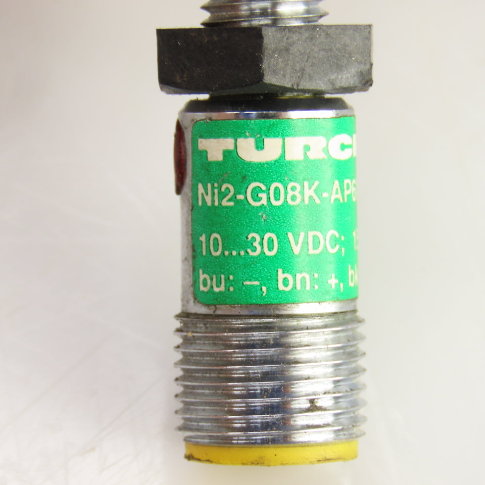 Turck NI2-G08K-AP6X-H1341 Inductive Proximity Sensor 10-30VDC 150mA Lot Of 2