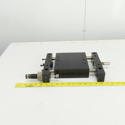 PHD BS061X2-D 6-3/4"x 6-3/4" Base Slide Assembly 2-1/8" Stroke W/Adjustable Stop