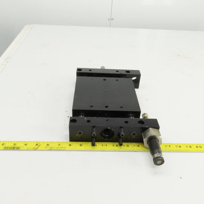 PHD BS061X2-D 6-3/4"x 6-3/4" Base Slide Assembly 2-1/8" Stroke W/Adjustable Stop