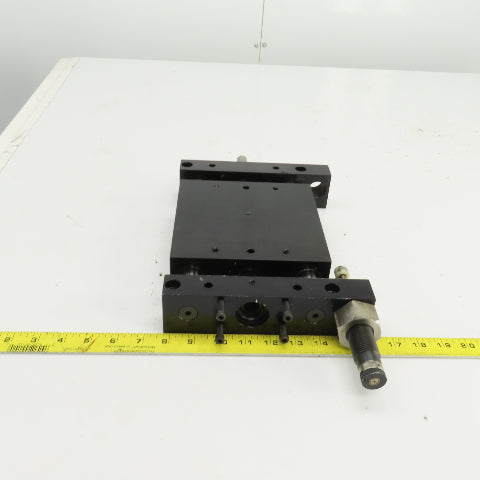 PHD BS061X2-D 6-3/4"x 6-3/4" Base Slide Assembly 2-1/8" Stroke W/Adjustable Stop