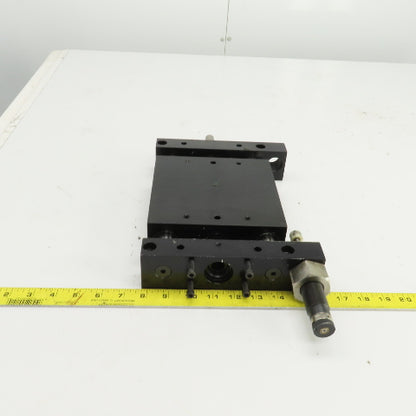 PHD BS061X2-D 6-3/4"x 6-3/4" Base Slide Assembly 2-1/8" Stroke W/Adjustable Stop