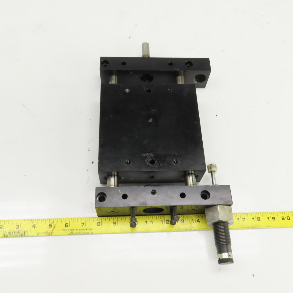 PHD BS061X2-D 6-3/4"x 6-3/4" Base Slide Assembly 2-1/8" Stroke W/Adjustable Stop