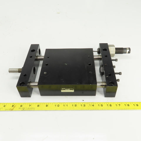 PHD BS061X2-D 6-3/4"x 6-3/4" Base Slide Assembly 2-1/8" Stroke W/Adjustable Stop