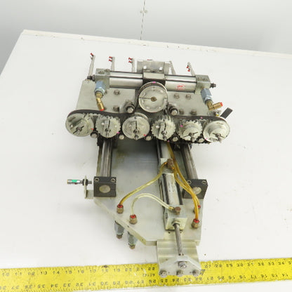 PHD 6 Position Pneumatic Vacuum Pick And Place Arm Fixture