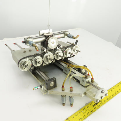 PHD 6 Position Pneumatic Vacuum Pick And Place Arm Fixture