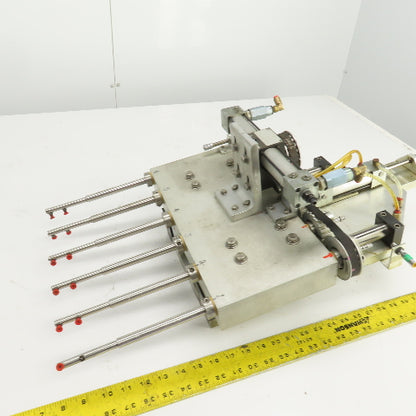 PHD 6 Position Pneumatic Vacuum Pick And Place Arm Fixture