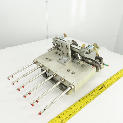 PHD 6 Position Pneumatic Vacuum Pick And Place Arm Fixture