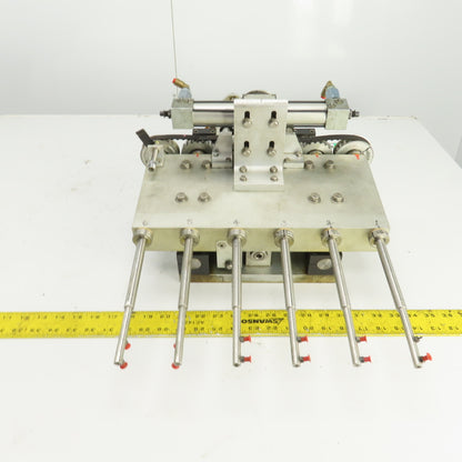 PHD 6 Position Pneumatic Vacuum Pick And Place Arm Fixture