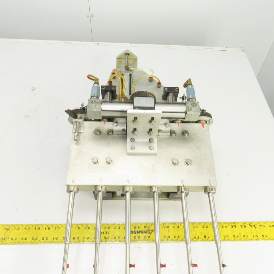 PHD 6 Position Pneumatic Vacuum Pick And Place Arm Fixture