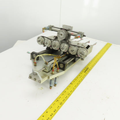 PHD 6 Position Pneumatic Vacuum Pick And Place Arm Fixture