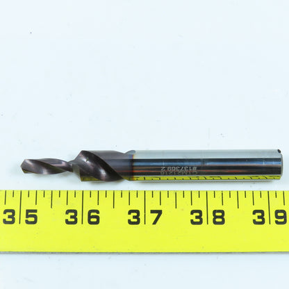 CTM21216 .2640" Minor .5140" Major Carbide Countersink Combo Coolant Fed Drill