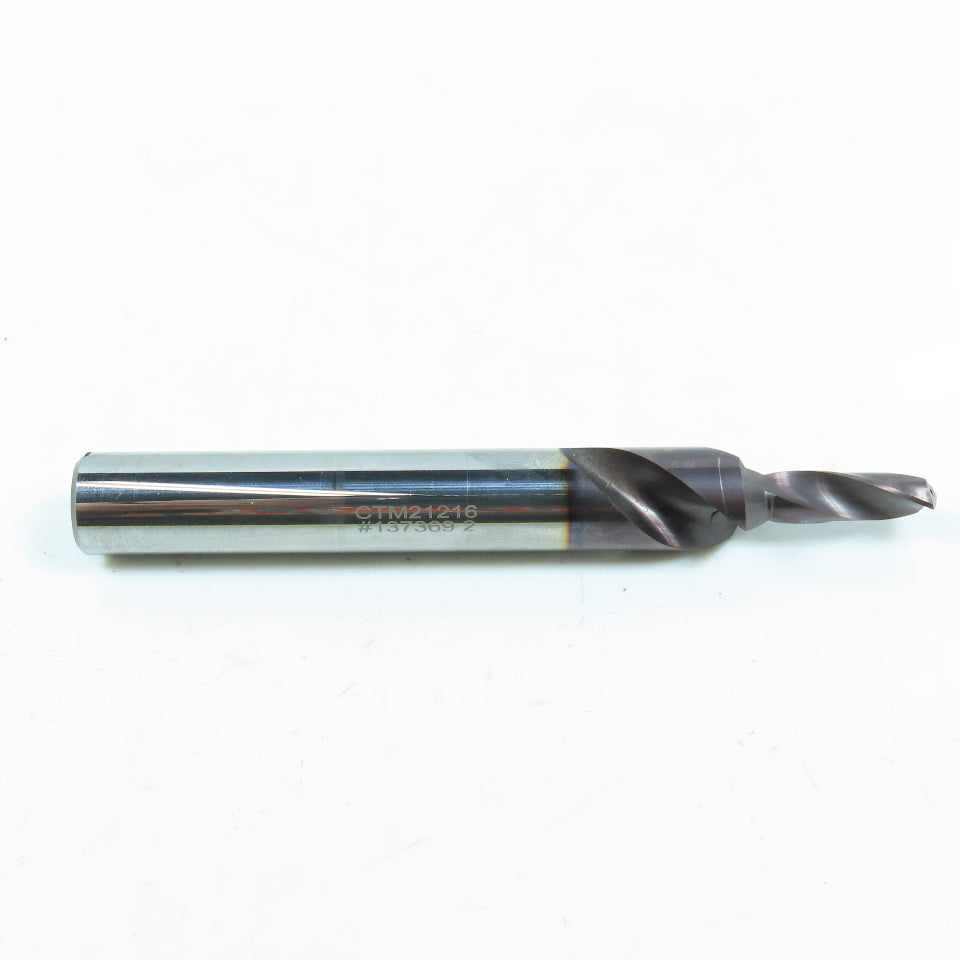 CTM21216 .2640" Minor .5140" Major Carbide Countersink Combo Coolant Fed Drill