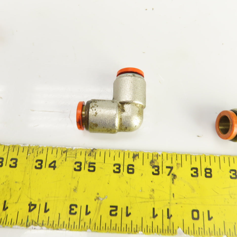 Brev MW 12mm Pneumatic Quick Connect Tee/Elbow Fittings Misc. Lot Of 5