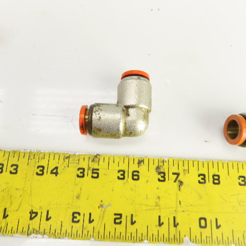 Brev MW 12mm Pneumatic Quick Connect Tee/Elbow Fittings Misc. Lot Of 5