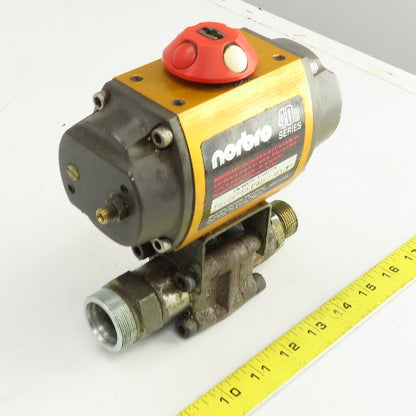 Norbro 10-RKB40-1SG1-E0B-RB 40R Ser. Pneumatic Actuator W/Worcester Valve Body