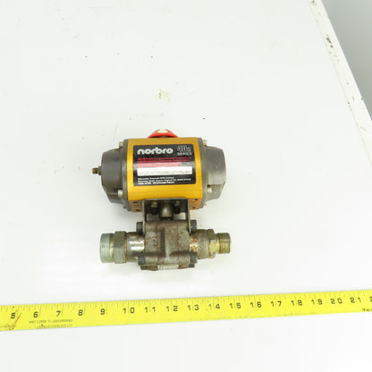 Norbro 10-RKB40-1SG1-E0B-RB 40R Ser. Pneumatic Actuator W/Worcester Valve Body