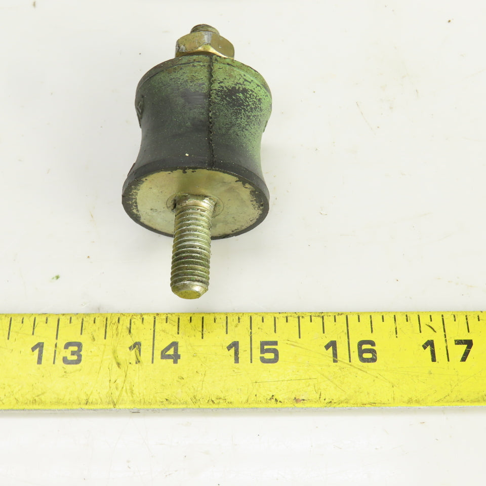 AVA 10S Rubber Keel Roller W/Threaded Rod 1-3/8" W 1-1/2" OD Lot Of 4