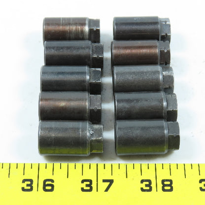 DA300 Double Angle Collet Chuck Nut W/ 1/2" Hex 1/2"-28 Thread Lot of 10