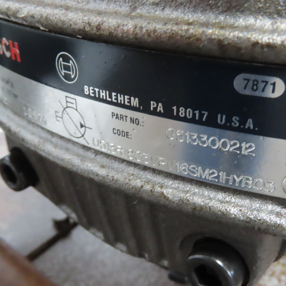 Bosch 0513300212 Hydraulic Power Unit 30 Gallon 5Hp 208-230/460V 3000PSI