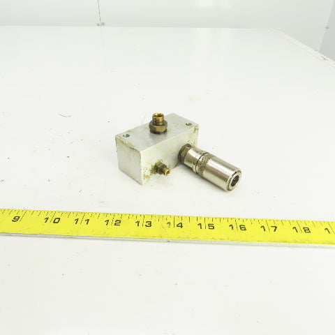 4 Port Aluminum Hydraulic Distribution Block W/Quick Connect