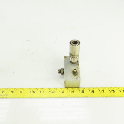 4 Port Aluminum Hydraulic Distribution Block W/Quick Connect