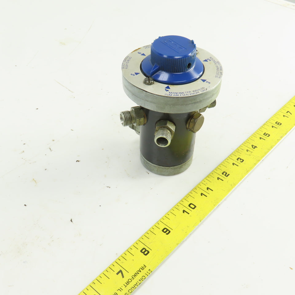 UCC FK 6 Station Gauge Isolator Valve Push To Read