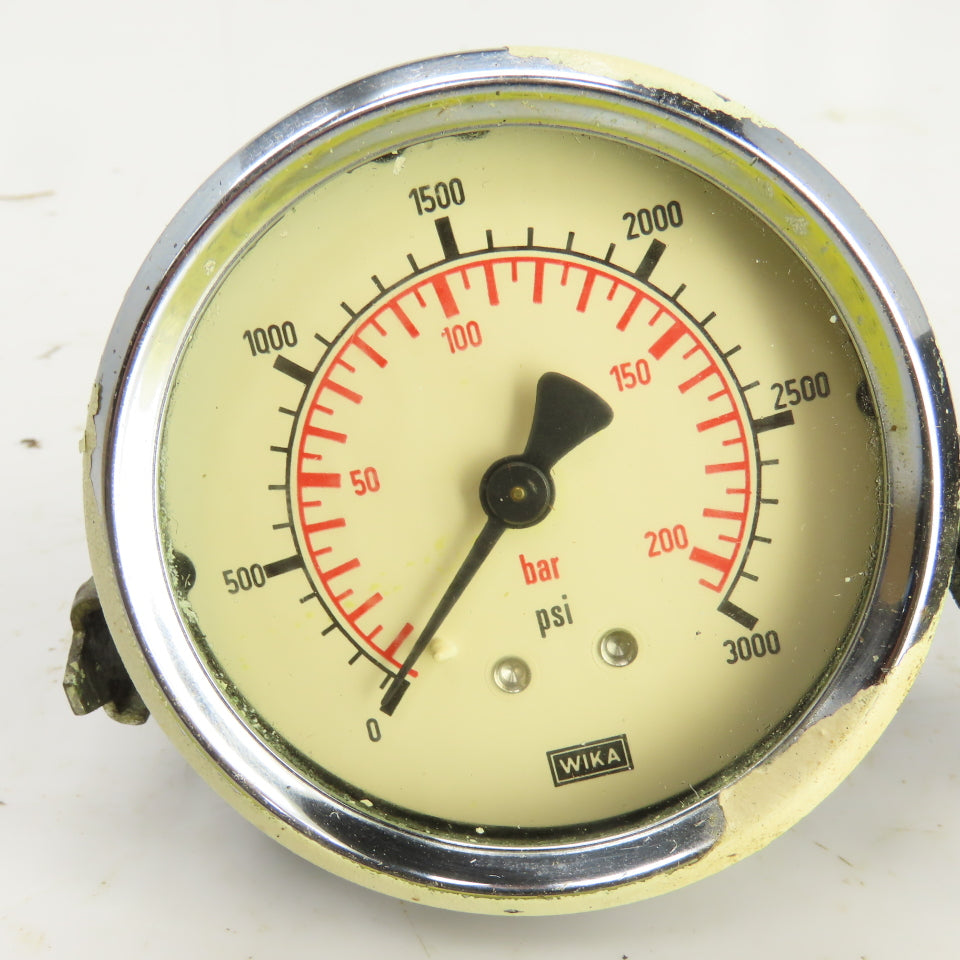 Wika 0-3000PSI Pressure Gauge Lot Of 3