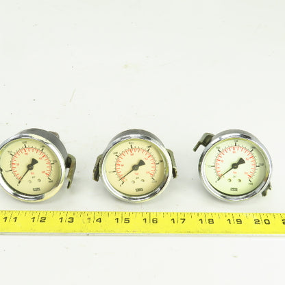Wika 0-3000PSI Pressure Gauge Lot Of 3