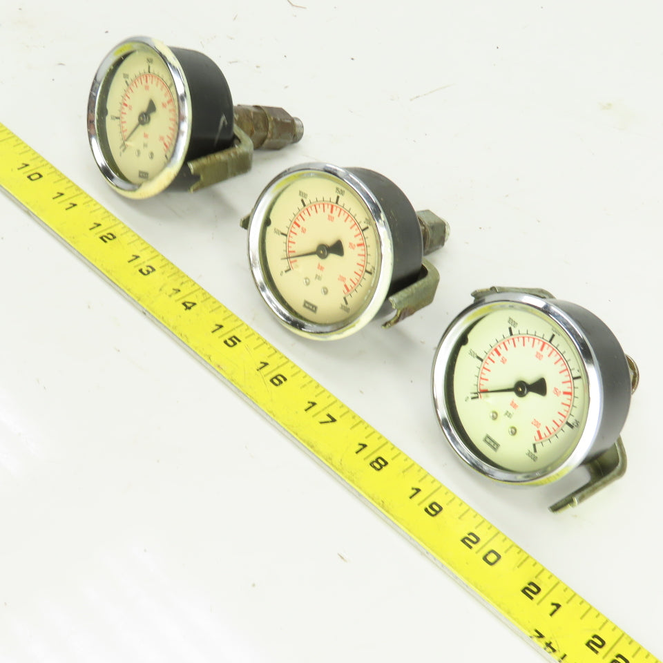 Wika 0-3000PSI Pressure Gauge Lot Of 3